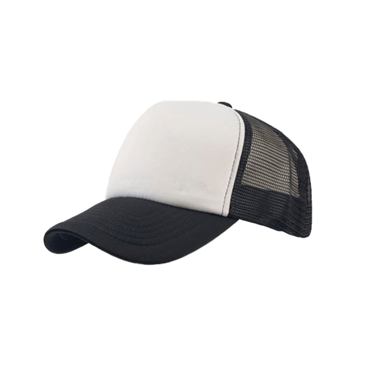 Trucker keps med böjd skärm - Dropmerch