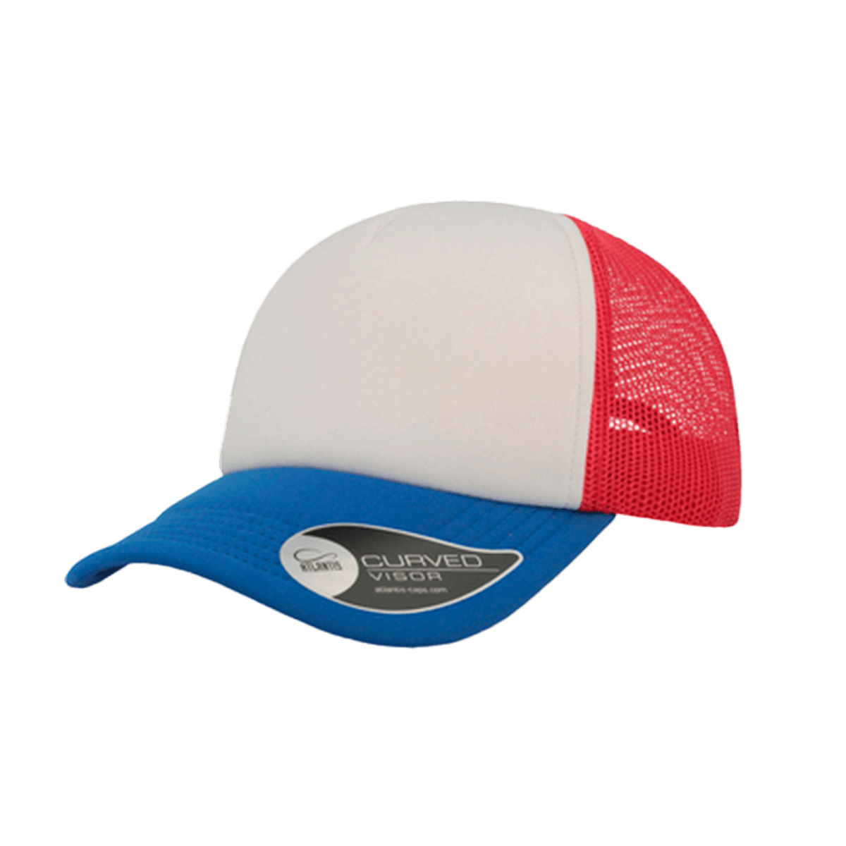 Trucker keps med böjd skärm - Dropmerch