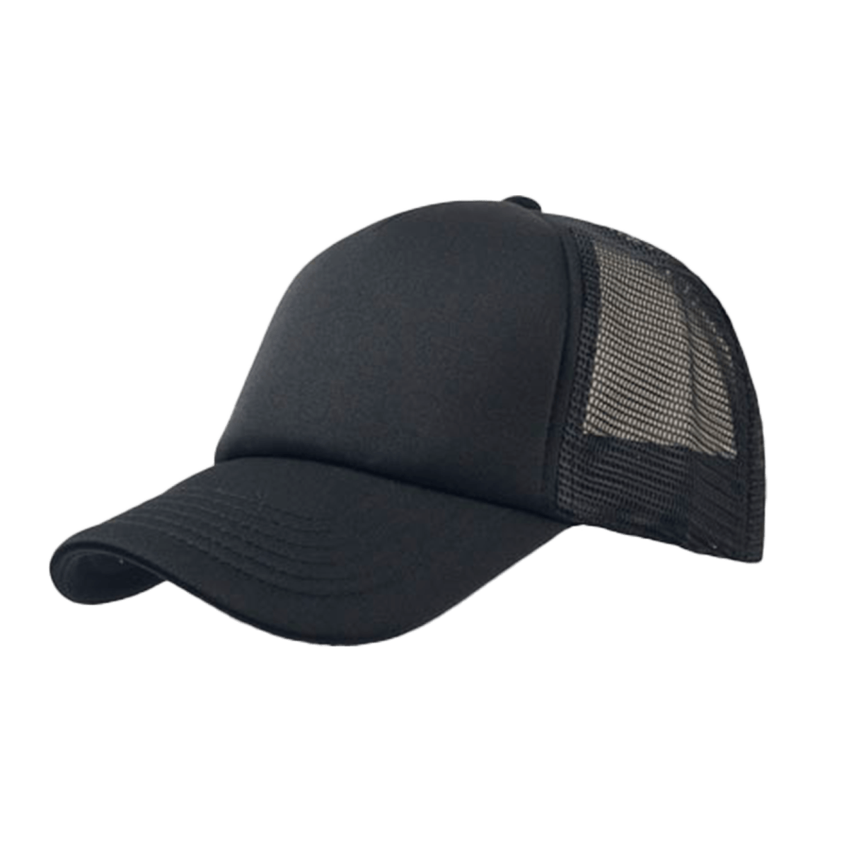 Trucker keps med böjd skärm - Dropmerch