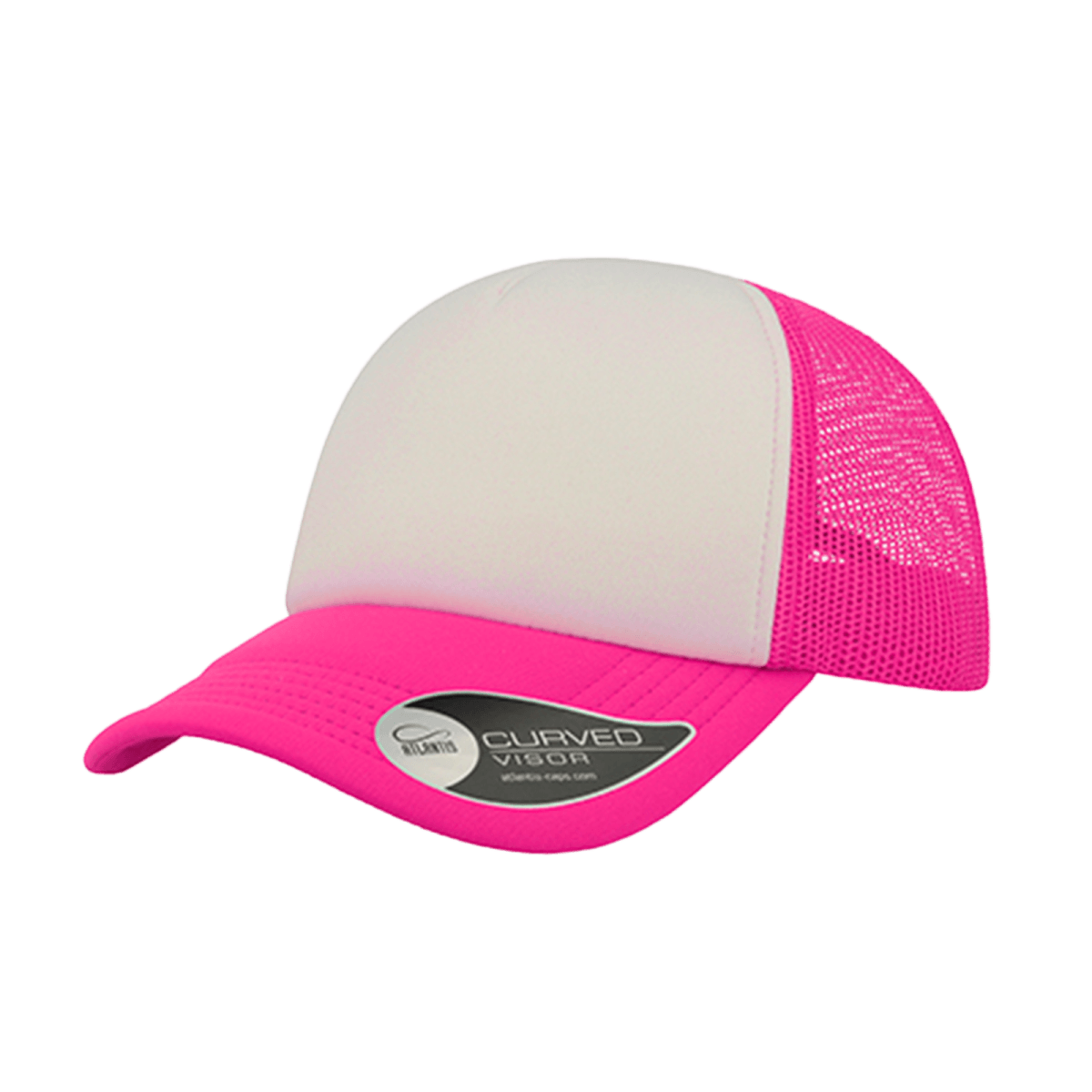Trucker keps med böjd skärm - Dropmerch