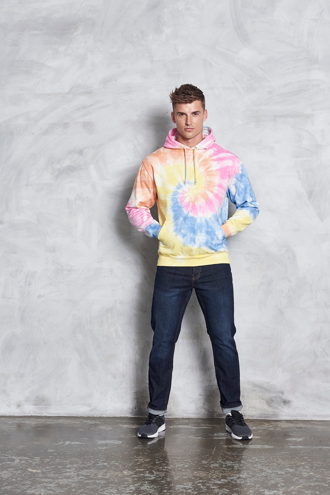 Tie-dye Huvtröja - Justhoods (JH022)