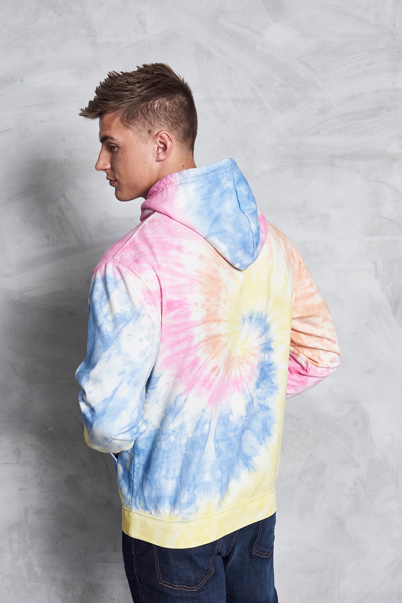 Tie-dye Huvtröja - Justhoods (JH022)