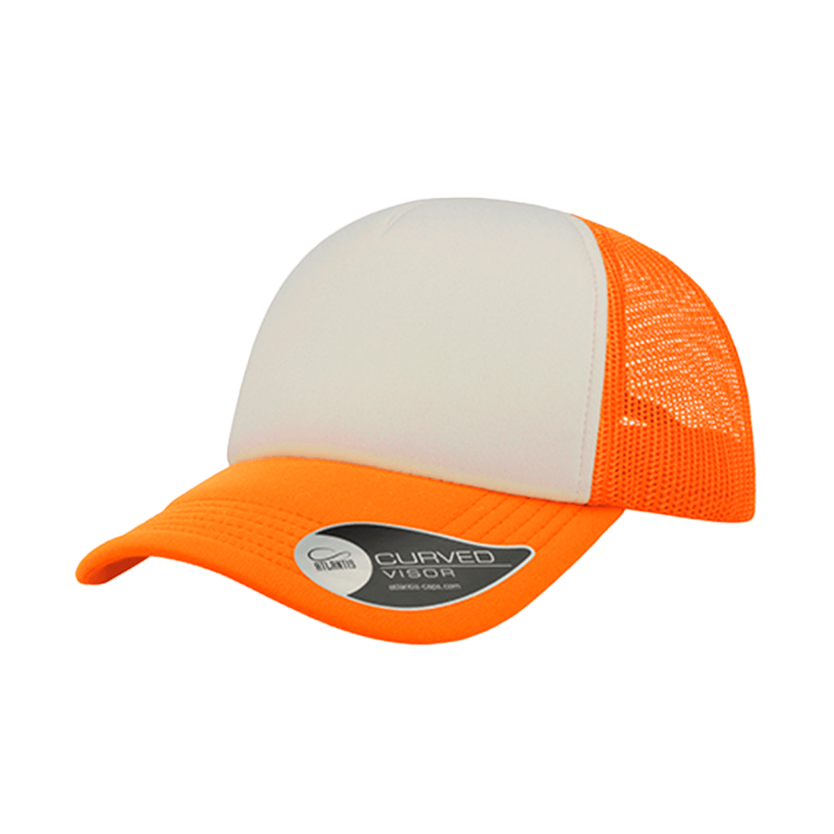 Trucker keps med böjd skärm - Dropmerch